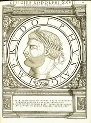 Rodolphus, ilustracja z „Cesarzy rzymskich całego Wschodu i Zachodu”