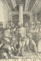 Chrystus Biczowany, z Zwierciadła męki Pana naszego Jezusa Chrystusa, 1507.