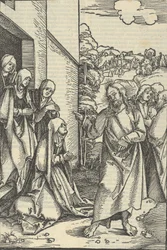 Chrystus żegnający się z Matką, ze zwierciadła męki Pana naszego Jezusa Chrystusa, 1507., 1507.