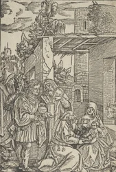 Adoracja Trzech Króli, z Ewangelii i Listu, 1512.
