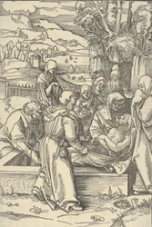 Złożenie do grobu ze zwierciadła męki Pana naszego Jezusa Chrystusa, 1507.