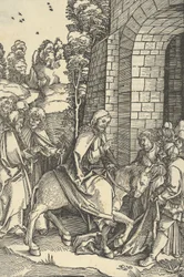 Wejście do Jerozolimy od zwierciadła męki Pana naszego Jezusa Chrystusa, 1507.