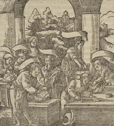 Wytwarzanie zbroi, od Hymmelwagena o tym, kto żyje dobrze..., 1517.