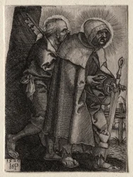 Chrystus i apostołowie: św. Piotr i św. Paweł