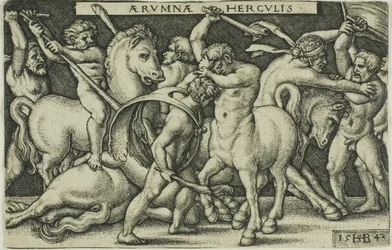Herkules i centaury, z prac Herkulesa