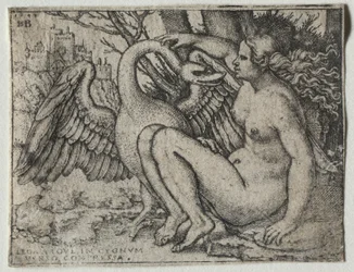 Leda i łabędź, 1548.