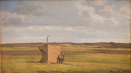 Schronienie artysty na wrzosowiskach Jutlandii