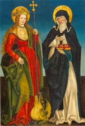Św. Małgorzata i św. Ottilia - ołtarz w Inzigkofen