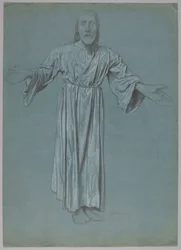 Chrystus z rozłożonymi rękami (recto i verso)
