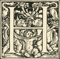 H - Alfabet Hansa Weiditza, c1520-1521, 1908.