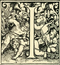 I - Alfabet Hansa Weiditza, c1520-1521, 1908.