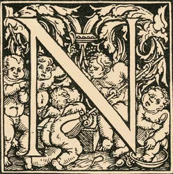 N - Alfabet Hansa Weiditza, c1520-1521, 1908.