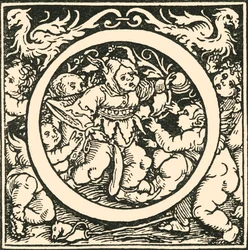 O - Alfabet Hansa Weiditza, c1520-1521, 1908.