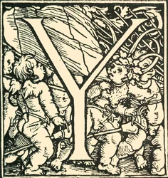 Y - Alfabet Hansa Weiditza, c1520-1521, 1908.