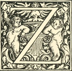 Z - Alfabet Hansa Weiditza, c1520-1521, 1908.