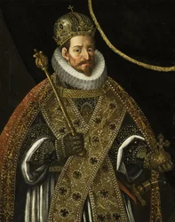 Portret Macieja 1557-1619, cesarza Świętego Rzymskiego, ok. 1930 r. 1610