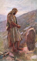 Przysięga Jacobsa, ilustracja z serialu „Obrazki, które uczą korony”, 1920