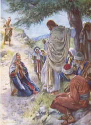 Wiara Marty, ilustracja z serii "Obrazki, które uczą korony", 1920
