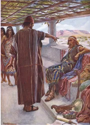 Ty jesteś człowiekiem, ilustracja z serialu "Obrazki, które uczą koronę", 1920