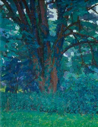 W Gloucestershire, c.1916 (olej na płótnie)