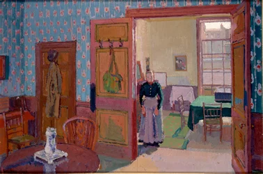 Wnętrze z panią Mounter, 1916-1917