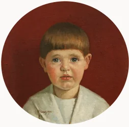 Portret Jamesa Jewill Hilla Jr (olej na płótnie ułożony na płycie)