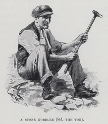 Kamienny szlachcic, 8d tony (zdjęcie czarno-białe)