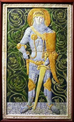 Gideon, ceramika Della Robbia, ok. 1900 (ceramika)