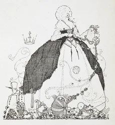 Ilustracja do opowiadania „Wróżka”.