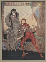 Lady Ligeia. „Ligeia” to opowiadanie Edgara Allana Poe. Historia przedstawia bezimiennego narratora i jego żonę Ligeię, piękną i inteligentną kobietę o kruczoczarnych włosach. Zapada ona na chorobę, tworzy „Zdobywczego robaka” i cytuje wersy przypisywane