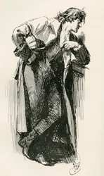 Ilustracja do powieści Karola Dickensa Opowieść o dwóch miastach