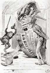 Ilustracja do The Old Curiosity Shop Charlesa Dickensa