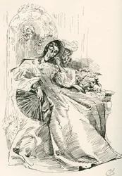 Pani Skewton (grawerowanie)