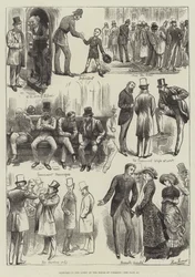 Szkice w holu Izby Gmin