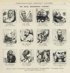 Królewska Akademia Westminsterska - wyobrażanie sobie, jak politycy mogą się nawzajem malować (lito)