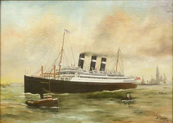 A. J. Jansen - SS "Belgenland" kompanii Red Star Company Antwerpia 1931-b