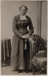 Matowa odbitka kolodionowa przedstawiająca Harriet Tubman
