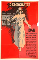 Francuski plakat prodemokratyczny, 1946