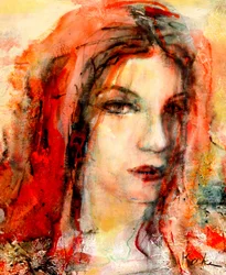 Żywy, wyrazisty portret