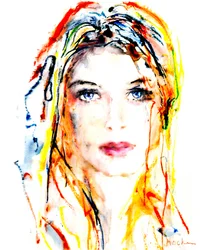 Portret pełnej życia kobiety