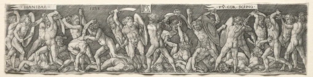 Walczący Hannibal Scypion, 1538.