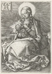 Madonna z dzieckiem przy piersi