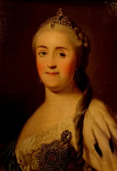 Portret cesarzowej Katarzyny II 1729-1796, lata 70. XVIII w