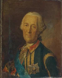 Portret feldmarszałka i polityka hrabiego Burkharda Christopha von Munnicha 1683-1767, 1764