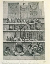 Tak zwany Skarb Priama odkryty przez archeologa Heinricha Schliemanna (1822-1890), drukuj