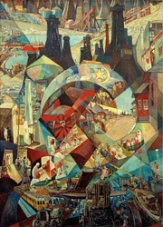 Panel agitacyjny w Baku, 1927.