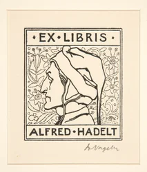 Ekslibris: Alfred Hadelt