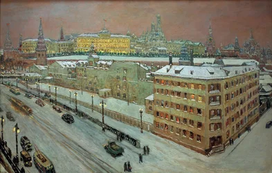 Moskwa nocą, 1939