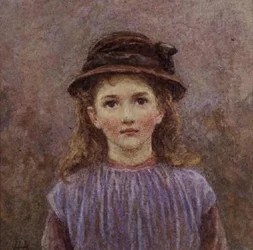 Portret młodej dziewczyny