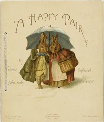 Ilustracja do szczęśliwej pary autorstwa Fredericka Weatherly